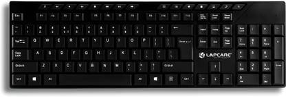 LAPCARE Alfa Keyboard 1 Wired USB Standard Multi-device Keyboard Compatible with Desktop, Laptop, Mac