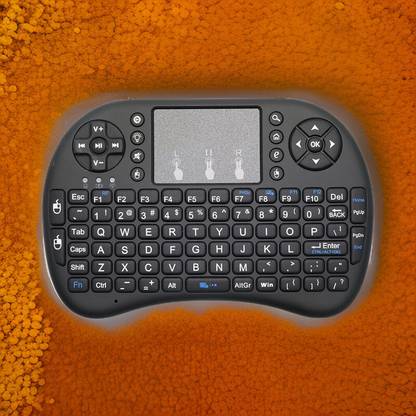 YAROH Q11_Hard key Mini Home Theater Keyboard: Touchpad Included Smart Connector Handheld Multi-device Keyboard Compatible with Desktop, Laptop, Mac