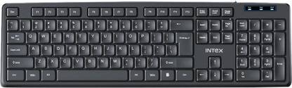 Intex IT-KB333/Corona G Wired USB Standard Multi-device Keyboard Compatible with Desktop, Laptop, Mac