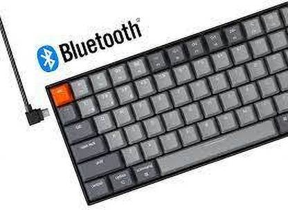 Keychron K2-V2 Pro Wireless Mechanical Keyboard | Hot- swappable 75% Layout ,RGB Backlit, Bluetooth Laptop-size Multi-device Keyboard Compatible with Desktop, Laptop, Mac , with gaming mode ,stand support,multimedia_keys,Keychron K2 Pro Wireless Mechanical Keyboard (Version 2) Hot- Swapable ABS-Plastic Frame, 75% Standard Keyboard ,RGB Backlight, Gateron G Pro Blue Switch