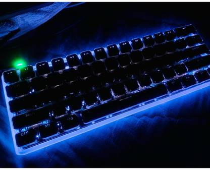 Lyla Keyboard Case Frosted Acrylic Shell for 60% DIY GH60 GK61X XS RK61 Wired USB Standard Multi-device Keyboard Compatible with Desktop, Laptop, Mac