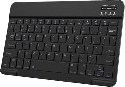 MARS BK-100 wireless Universal Ultra Slim Portable Wireless Bluetooth Keyboard Bluetooth Laptop-size Multi-device Keyboard Compatible with Desktop, Laptop, Mac
