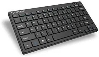 LAPCARE D-Lite + Wired USB Desktop Keyboard Wired USB Laptop-size Multi-device Keyboard Compatible with Desktop, Laptop, Mac stand support,multimedia_keys