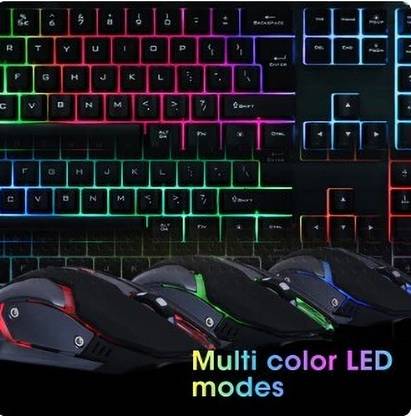 ZEB COMBO-MOUSE-KBD-KIT Wired USB Standard Multi-device Keyboard Compatible with Desktop, Laptop, Mac
