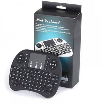ROAR BGF_868A_Mini Wireless Keyboard with Light with Attach, Mouse for pc, Tablets Wireless Thumb-size Multi-device Keyboard Compatible with Desktop, Laptop, Mac