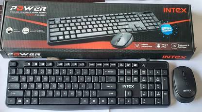 access global enterprises IT-WLKBM01 POWER WIRELESS KEYBOARD & MOUSE COMBO. Wireless Standard Multi-device Keyboard Compatible with Desktop, Laptop, Tablet, Mac, iPad