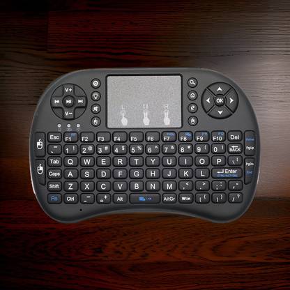 Clairbell G72_Hard key Mini Home Theater Keyboard: Touchpad Included Smart Connector Handheld Multi-device Keyboard Compatible with Desktop, Laptop, Mac