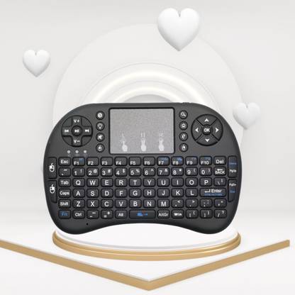 FRONY Bluetooth Wireless Keyboard, Pocket Size USB Rechargeable Bluetooth KeyboardB82 Wireless Thumb-size Multi-device Keyboard Compatible with Desktop, Laptop, Mac