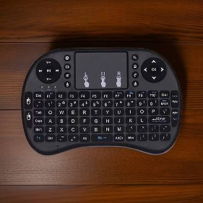 Clairbell I73_Hard key Mini Home Theater Keyboard: Touchpad Included Smart Connector Handheld Multi-device Keyboard Compatible with Desktop, Laptop, Mac