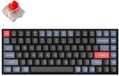 Keychron K2 Pro QMK/VIA Wireless Mechanical Keyboard Bluetooth, Wireless, Wired USB Standard Multi-device Keyboard Compatible with Desktop, Laptop, Mac , with gaming mode ,stand support,multimedia_keys,Keychron K2 Pro Wireless Mechanical Keyboard (Version 2) Hot- Swapable Plastic Frame, 96% Standard Keyboard with Numpad, RGB Backlight, Gateron G Pro Red Switch