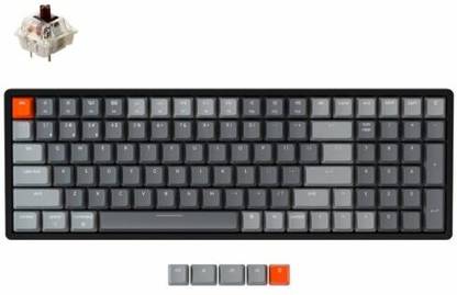 Keychron K4 Wireless Mechanical Keyboard | Hot- swappable/RGB Bluetooth, Wired USB, Wireless Standard Multi-device Keyboard Compatible with Desktop, Laptop, Mac