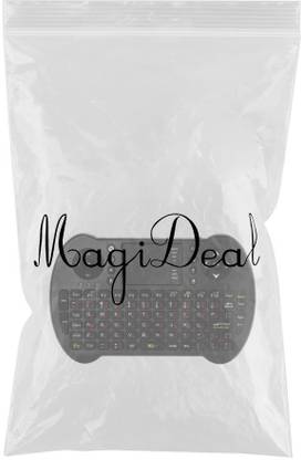 Lyla Russian Mini Keyboard Wireless USB Mini Keyboard Touchpad for Android TV Box Wired USB Standard Multi-device Keyboard Compatible with Desktop, Laptop, Mac