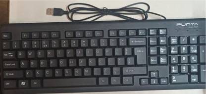 Punta Normal keyboard Wired USB Standard Multi-device Keyboard Compatible with Desktop, Laptop, Mac