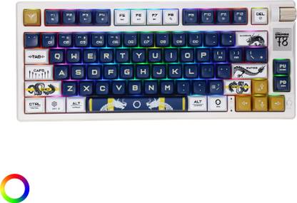 Verity Unifire 78 RGB Mechanical Gaming Keyboard, Customizable Keys for Pro Gamers Bluetooth Standard Multi-device Keyboard