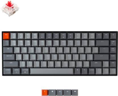 Keychron K2 Wireless Hot-swappable Mechanical Keyboard Wired USB, Wireless, Bluetooth Laptop-size Multi-device Keyboard