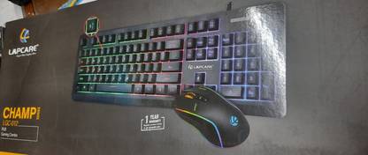 LAPCARE LGC-012 Bluetooth Standard Multi-device Keyboard Compatible with Desktop, Laptop, Mac