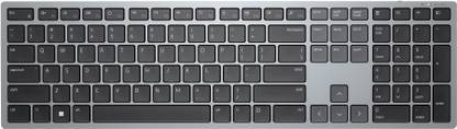 DELL KB700 Bluetooth Standard Multi-device Keyboard Compatible with Desktop, Laptop, Mac Silent with Scissor Keys, Programmable buttons and Numeric Pad