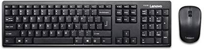 Lenovo (GX30L66-303) 100 Wireless Standard Multi-device Keyboard Compatible with Desktop, Laptop, Mac stand support,multimedia_keys,Lenovo 100 Wireless Combo keyboard and Mouse