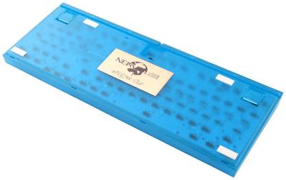 Lyla NT980 Hot Swap Mechanical Keyboard Kit RGB Light Transparent Blue Wired USB Standard Multi-device Keyboard Compatible with Desktop, Laptop, Mac