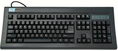 SHREE DURGA ENTERPRISE TVS Gold Wired Keyboard Best Quality Wired USB Standard Multi-device Keyboard Compatible with Desktop, Laptop, Mac