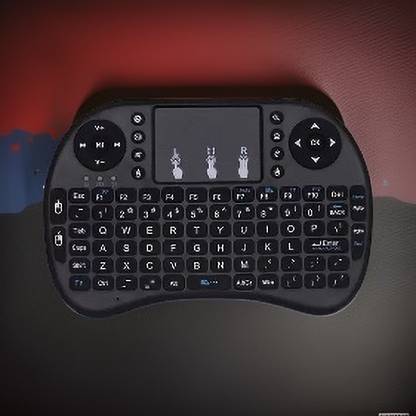 FRONY G64_Hard key Mini Home Theater Keyboard: Touchpad Included Smart Connector Handheld Multi-device Keyboard Compatible with Desktop, Laptop, Mac