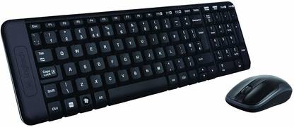 Logitech MK220 Wireless Standard Multi-device Keyboard Compatible with Desktop, Laptop, Mac