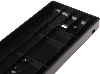 Lyla 60% Compact Plastic Keyboard Case Compatible with GH60 POKER2 POK3R black Wired USB Standard Multi-device Keyboard Compatible with Desktop, Laptop, Mac