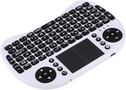 Clairbell BGF_864A_Mini Wireless Keyboard with Light with Attach, Mouse for pc, Tablets Wireless Thumb-size Multi-device Keyboard Compatible with Desktop, Laptop, Mac Easy to Use,Plug and Play,Quick, Comfy Durable body