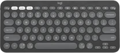 Logitech K380S Bluetooth Laptop-size Multi-device Keyboard Compatible with Desktop, Laptop, Mac
