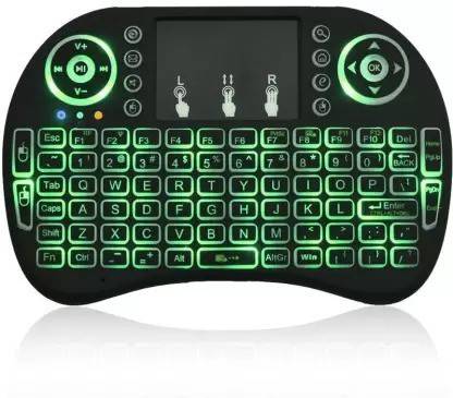 CREATION4U Mini Wireless Keyboard with built-in Touchpad Mouse|Smart Connector, Bluetooth Handheld Multi-device Keyboard Compatible with Desktop, Laptop, Mac