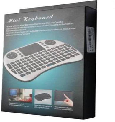 Lyla 2.4G Mini Wireless Keyboard Remote Controls Touchpad for Smart TV PC HTPC Wired USB Standard Multi-device Keyboard Compatible with Desktop, Laptop, Mac