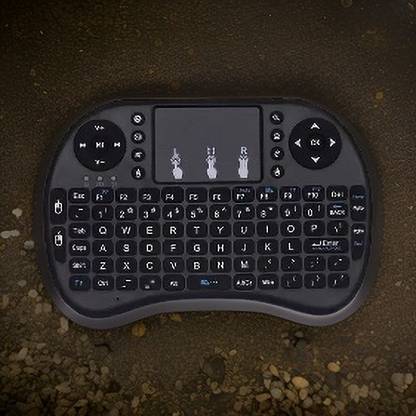YAROH P34_Hard key Mini Home Theater Keyboard: Touchpad Included Smart Connector Handheld Multi-device Keyboard Compatible with Desktop, Laptop, Mac