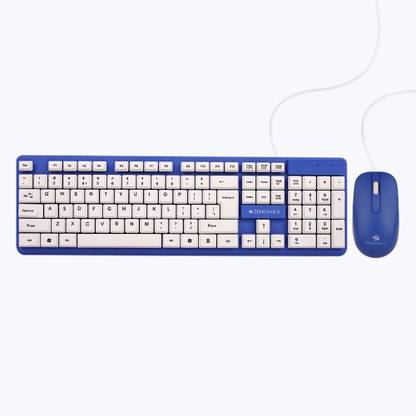 ZEBRONICS Zeb Judwaa 541 Wired USB Tenkeyless Multi-device Keyboard Compatible with Desktop, iPad, Laptop, Mac, Tablet