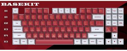 Lyla 189 Keys Kit DIY Custom Keycaps for Berserk R3 Mechanical Keyboard Wired USB Standard Multi-device Keyboard Compatible with Desktop, Laptop, Mac