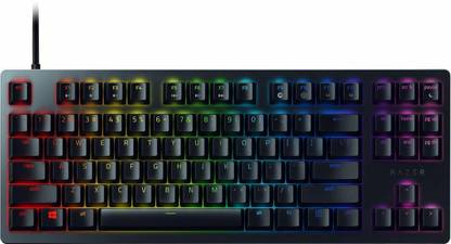 Razer Huntsman Tournament Edition Linear Optical Switch Wired USB Standard Gaming Keyboard Compatible with Desktop, Laptop, Mac stand support,RZ03-03080100-R3M1