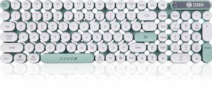 Zoook Prodigy Multi-Device /Rechargeable keyboard (5 Devices Support) RGB Lights Bluetooth Standard Multi-device Keyboard Compatible with Desktop, Laptop, Tablet, iPad, Mac stand support,multimedia_keys