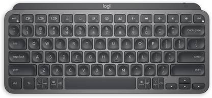 Logitech MX Keys Mini, Compact, Bluetooth, Backlit, USB-C, Metal Build Wireless Standard Multi-device Keyboard Compatible with Desktop, Laptop, Mac Mx Keys Mini