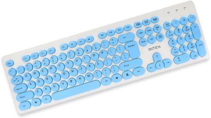Intex Wired Keyboard Classy (IT-KB335) Wired USB Standard Multi-device Keyboard Compatible with Desktop, Laptop, Mac stand support,multimedia_keys
