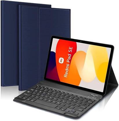 Proelite Keyboard case for Redmi Pad SE 11 inch, Magnetic Detachable Wireless Bluetooth Standard Tablet Keyboard Compatible with Desktop, Laptop, Mac Easy to Use,Plug and Play,Quick, Comfy Durable body