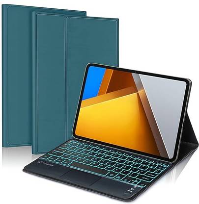 Proelite TouchPad Keyboard case for Poco Pad 12.1 inch, Magnetic Detachable Wireless Bluetooth Standard Tablet Keyboard Compatible with Tablet