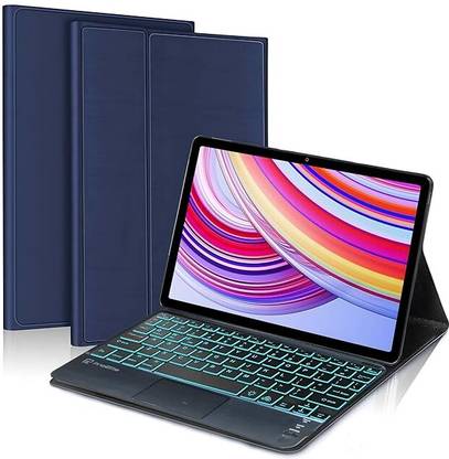 Proelite TouchPad Keyboard case for Redmi Pad Pro 12.1 inch, Magnetic Detachable Wireless Bluetooth Standard Tablet Keyboard Compatible with Desktop, Laptop, Mac