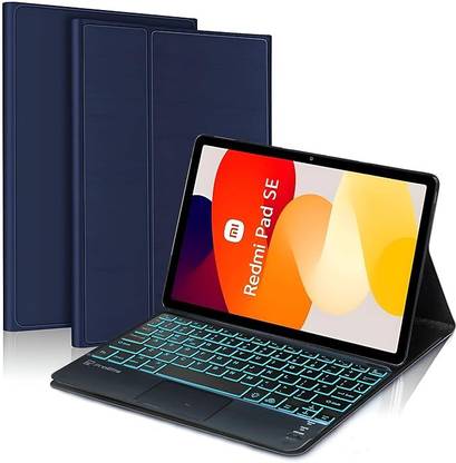 Proelite Redmi Pad SE 11 inch, Magnetic Detachable Wireless Bluetooth TouchPad Bluetooth Standard Tablet Keyboard