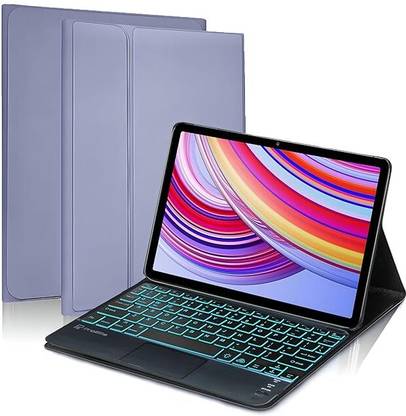 Proelite TouchPad Keyboard case for Redmi Pad Pro 12.1 inch, Magnetic Detachable Wireless Bluetooth Standard Tablet Keyboard Compatible with Desktop, Laptop, Mac
