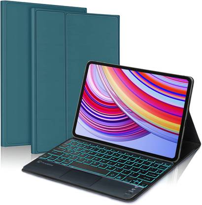 Proelite TouchPad Keyboard case for Redmi Pad Pro 12.1 inch, Magnetic Detachable Wireless Bluetooth Standard Tablet Keyboard Compatible with Desktop, Laptop, Mac