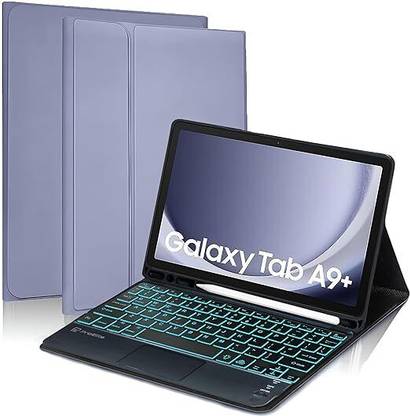 Proelite Samsung Galaxy Tab A9 Plus 11 inch with S Pen Holder Bluetooth Standard Tablet Keyboard Compatible with Desktop, Laptop, Mac Easy to Use,Plug and Play,Quick, Comfy Durable body