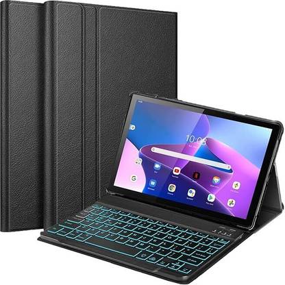 Proelite Moto Tab G62 10.6 inch Wireless Bluetooth Keyboard Built-in 7-Colors Backlit Bluetooth Standard Tablet Keyboard Compatible with Desktop, Laptop, Mac Easy to Use,Plug and Play,Quick, Comfy Durable body
