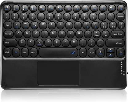 Wifton 10 inch Bluetooth Keyboard Touch Built-in Rechargeable Battery Bluetooth, Wireless Laptop-size Tablet Keyboard Compatible with Desktop, Laptop, Tablet, iPad, Mac