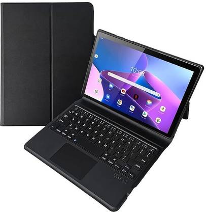 Proelite Bluetooth TouchPad Keyboard flip case cover for Motorola Moto Tab G62 10.6 inch Bluetooth Standard Tablet Keyboard Compatible with Desktop, Laptop, Mac