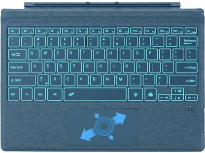 TECPHILE 1089D Keyboard for Surface Pro 7/ Pro 6/ Pro 5/ Pro 4/ Pro 3 Bluetooth Handheld Tablet Keyboard Compatible with Desktop, Laptop, Mac