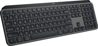 Logitech MX Keys S Wireless Standard Multi-device Keyboard Compatible with Desktop, Laptop, Mac with Low Profile, Fluid Precise Quiet Typing, Programmable Keys, Backlighting